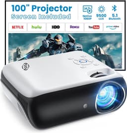 Equivera Mini Beamer - Draagbare Beamer - Beamer - Mini Beamer Projector - Projector - Mini Projector — thumbnail 1