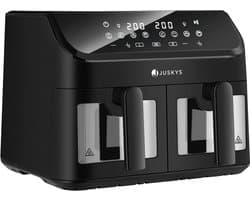 Dubbele Airfryer - Heteluchtfriteuse - 9 liter -9 Kookprogramma's