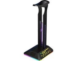 Bovista Headset Standaard - Koptelefoon Hanger - Houder - Stand - Gaming - RGB Licht