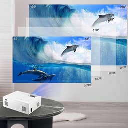 Equivera Mini Beamer - Draagbare Beamer - Beamer - Mini Beamer Projector - Projector - Mini Projector — thumbnail 5
