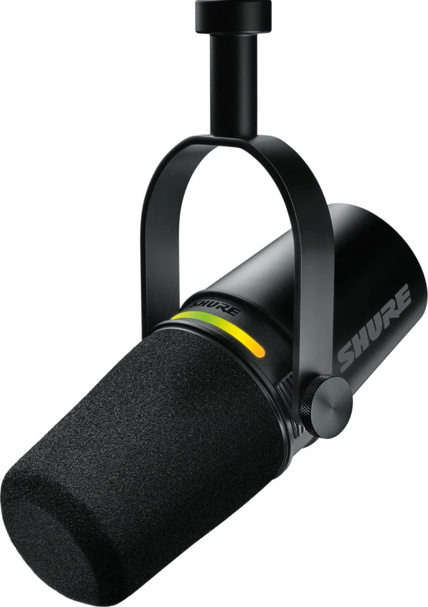 Shure MV7+-K - Zwart Podcastmicrofoon — afbeelding 1