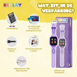 DEPLAY 4G KidsWatch - Paars — thumbnail 4