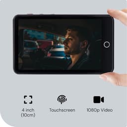 Smart MP3 Speler Bluetooth en Wifi - 16GB - 4 HD Touchscreen - BT 4.1 - MP4 Video Speler - Streaming Apps - Voice Recorder - M400 - Zwart — thumbnail 3