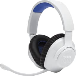 JBL Quantum 360P - Draadloze PlayStation Headset - 2.4GHz USB Dongle - JBL Quantum Surround - Lage Latency - Over-ear met Microfoon - 22 uur batterij - PS5 & PS4 - Wit/Blauw — thumbnail 1