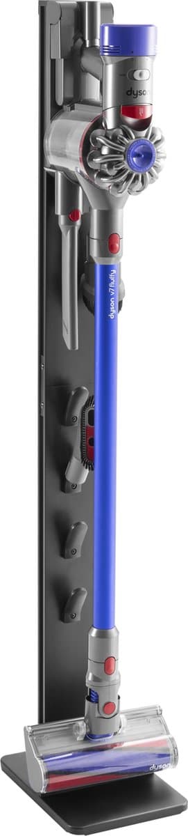 VDD Steelstofzuiger Standaard - Dyson v6, v7, v8, v10, v11, v12, v15, gen 5 - Dyson Standaard - Universele Stofzuiger Standaard - Incl. Accessoires Houder - Zwart — afbeelding 1