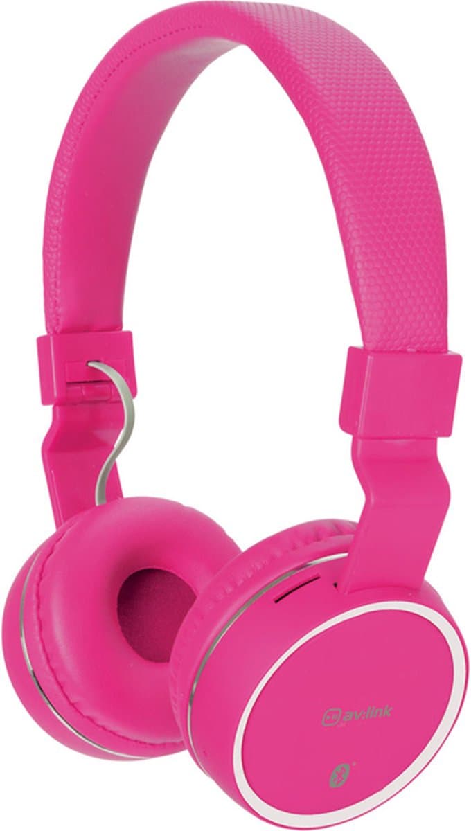 AV:Link Wireless Bluetooth hoofdtelefoon (Roze) — afbeelding 1