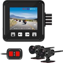 Thuys – Luxe Dashcam Motor Pro – Motorfiets Camera – Motocam – Met WiFi – Dubbele 1080P Camera – Sony Beeldsensor – 150° Kijkhoek — thumbnail 1