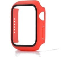 KM Deals - screenprotector geschikt voor Apple Watch Series 4/5/6/SE - 44mm - rood
