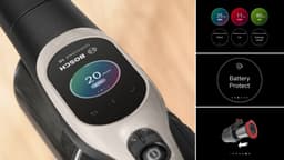 Bosch - Unlimited 10 - BBS1041GQC - Steelstofzuiger - Grijs/Crème — thumbnail 3