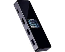 Dockcase USB-C dockingstation Geschikt voor merk (dockingstation): Universeel Geïntegreerd display, Incl. laadfunctie,