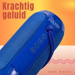 Pulver draadloos Speaker Blauw - Muziek box - TG Prox - 10 watt - Speakers – Draadloos – werkt op bluetooth — thumbnail 3