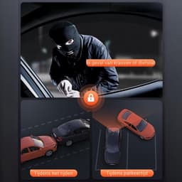 Dual Dashcam - Dashcam Voor Auto 1080p - Voor en Achter Camera – Inclusief 64GB SD-Kaart – Auto Camera Met Parkeerbewaking - Met Nachtzicht – G-Sensor — thumbnail 4