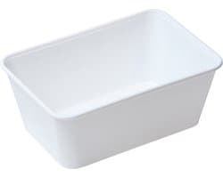 Magnetronbakjes -Microgolfoven-bakken - 1000cc - 100 stuks -Met deksel 100% Recyclebaar