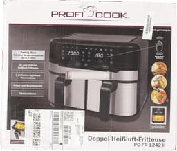 Hete Lucht Friteuse 9 Liter met Dubbele Kamer - XXL Frituurpan met Touchscreen en 9 Programma's — thumbnail 12
