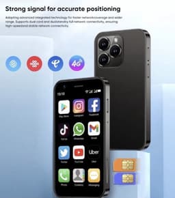 mini smartphone- mobiele telefoon- superkleine -klein -4G -Snelste -mini- gsm -android 10 — thumbnail 4