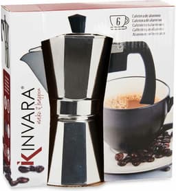 Kinvara Percolator Italiaans koffiezetter - Aluminium - zilver - 300 ml - Koffiezetter — thumbnail 2