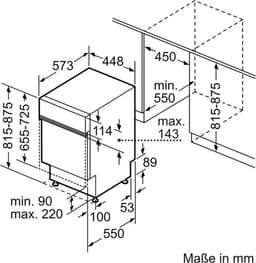 Siemens SR55ZS10ME - iQ500 - Inbouwvaatwasser - Half integreerbaar — thumbnail 2