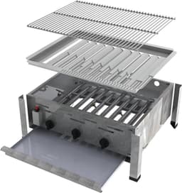 RVS Gas BBQ Meister Solide met onderstel 12 kW — thumbnail 3