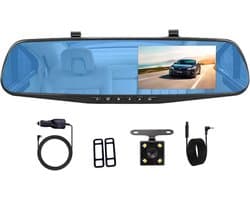 Lexium Dashcam voor auto - Dashcam - Dashcam voor auto voor en achter - Dashcam voor en achter - Dashcam voor en achter draadloos - Dual dashcam