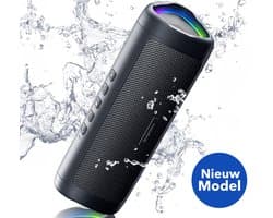 Gadgetplace Bluetooth Speaker - Tot 24 uur Muziek - RGB verlichting - IPX5 Waterproof - Draadloze Muziek Box - Partybox - Geluidsbox