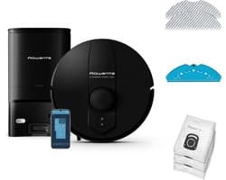 Rowenta X-Plorer Serie 135+ RR91D5 - Robotstofzuiger - Automatisch Leegstation - Krachtige Zuigkracht (5000 Pa) - Dweilfunctie - Geschikt voor Grote Huizen - Lage obstakel detectie