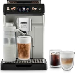 De'Longhi Eletta Explore, Fully Automatic Espresso Machine Cold Brew, ECAM450.65.S, Silver — thumbnail 1