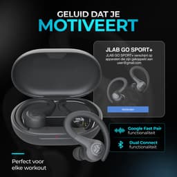 JLAB Go Sport+ In-ear Draadloze sport-oordopjes Zwart — thumbnail 4