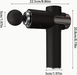 Massage Gun 99 standen, Draadloos deep tissue massagepistool, professioneel fitness-spiermassageapparaat met hulpstukken, voor nek, arm, taille, dij en volledige lichaamsverlichting — thumbnail 3