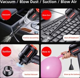 SUITU ST-6629 3 in 1 5500pa auto draadloze stofzuiger blazen zuigen en pompen 3 — thumbnail 2
