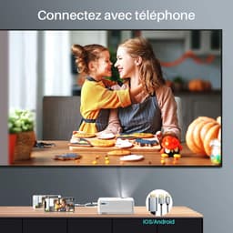 Equivera Mini Beamer - Draagbare Beamer - Beamer - Mini Beamer Projector - Projector - Mini Projector — thumbnail 3
