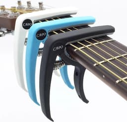 Gitaar Capo - Akoestisch -  Klassiek - Elektrisch - Deluxe Capo - Blauw — thumbnail 1