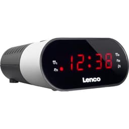 Lenco CR-07 White - Wekkerradio met Slaaptimer - Dubbel alarm - Wit — thumbnail 2