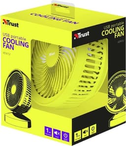 Trust - Ventu | USB Ventilator | 42 dB | Antislipvoet | Veiligheidsrooster | Geel — thumbnail 5