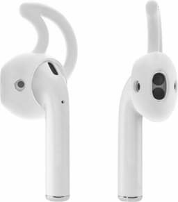 KELERINO. Anti-slip siliconen earhooks / earhoox / oorhaken geschikt voor Airpods 1 & 2 - Transparant — thumbnail 1
