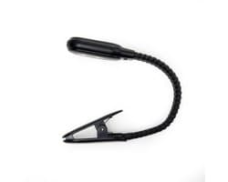 Kikkerland Leeslampje - Oplaadbaar via USB - Makkelijk boek lezen - Zwart