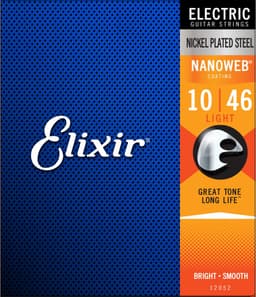 Elixir 12052 Nanoweb Snaren voor Elektrische Gitaar (10-46) — thumbnail 1