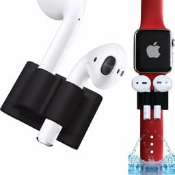 Geschikt voor AirPods horlogebandhouder - Zwart | geschikt voor Apple Airpod-accessoireshouder voor oefeningen | Beveilig veilig uw AirPods op uw polsband — thumbnail 1