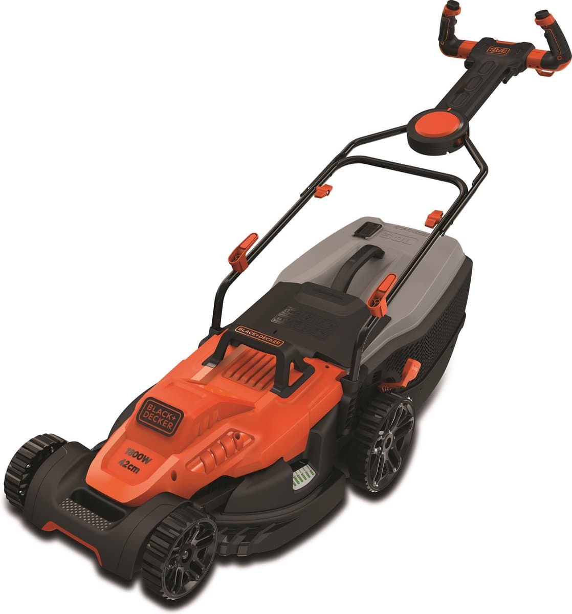 BLACK+DECKER 42cm maaier easy steer 1800W 50L - BEMW481ES-QS — afbeelding 1
