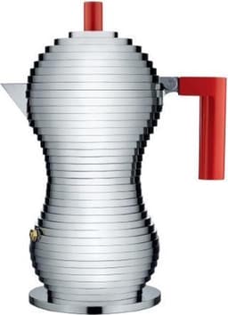 Alessi Pulcina Percolator 3 kops rood — thumbnail 5