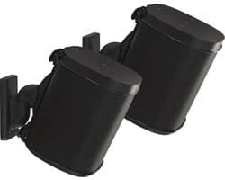 Sanus Muurbeugel set verstelbaar voor Sonos ONE, ONE SL & Play:1&3 - Zwart