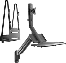 Wandbeugel voor de monitor 17-32" 9 kg met toetsenbord en CPU houder MC-838 — thumbnail 2