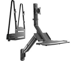 Wandbeugel voor de monitor 17-32" 9 kg met toetsenbord en CPU houder MC-838 — thumbnail 1