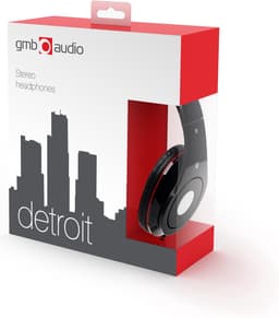 Gembird MHS-DTW-BK - Koptelefoon met microfoon Detroit — thumbnail 4