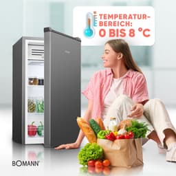 Bomann KS 7257 - Koelkast - 83Liter -met ijsblokjesvak - Grafiet — thumbnail 10