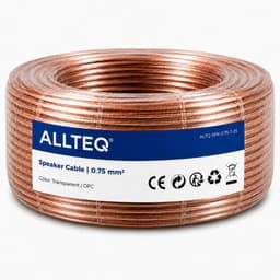 Luidspreker kabel - 0.75mm² - 25 meter - Op rol - Allteq — thumbnail 5