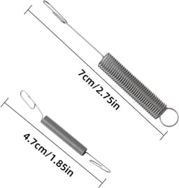 Regelaarveren Grasmaaier - Motoronderdelen - Machineonderhoud - Duurzaam Metaal - 2 Sets - Zilver — thumbnail 5