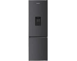 Heinner Koel-vriescombinatie 260L met Waterdispenser - Vrijstaand - Antracietgrijs - Energielabel E - 180 cm - 40 dB - Omkeerbare Deur - 5 Jaar Garantie (HC-HM260DGWDE++