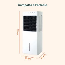 Luchtkoeler - Verkoeler - Comfort Binnen - Koud Warm Functie - 8 Liter - Wit — thumbnail 3