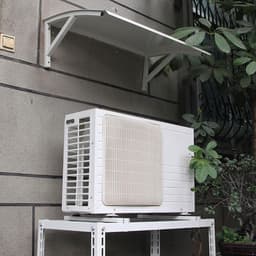 Air Conditioner Cover Patio Door Window Awning Canopy, Outdoor AC Units Awning Canopy UV Rain Snow Protection Cover, Air Conditioning Sunshade Cover Air Conditioner Protector, Heat Pump Unit C — thumbnail 2