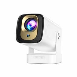Mini Beamer met WiFi 6, Bluetooth 5.4 en 4K ondersteuning - Thuisbioscoop - Smart Projector 1080P Zwart — thumbnail 1